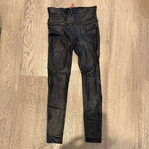 Spanx Black Women's High-Waisted leggings - medium